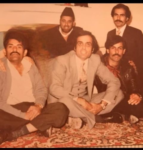 Mahmood Sanori with his four sons